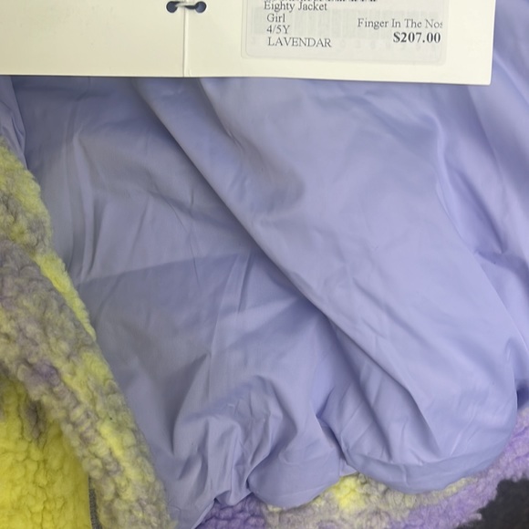 Finger In The Nose Eighty Lavender Tracksuit Jacket with Hat 4/5 BNWT - Picture 4 of 6